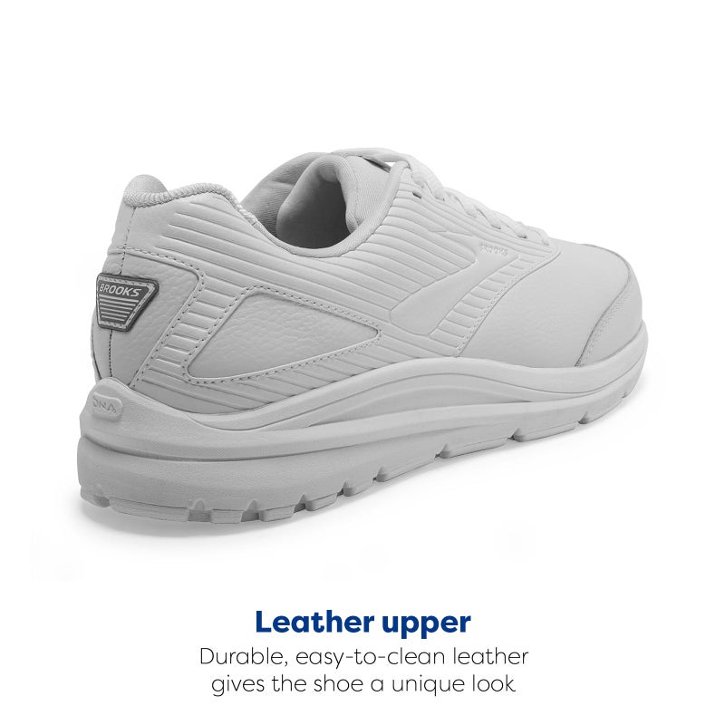 Brooks Women's Addiction Walker 2 Walking Shoe - White/White - 8.5 X-Wide - Image 4